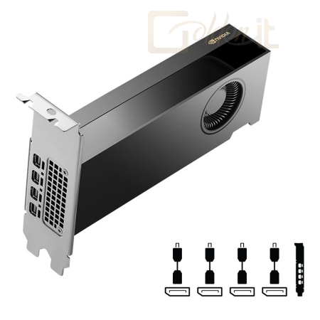 Videókártya PNY RTX A2000 16GB DDR6 ADA (Retail Box) - VCNRTX2000ADA-PB