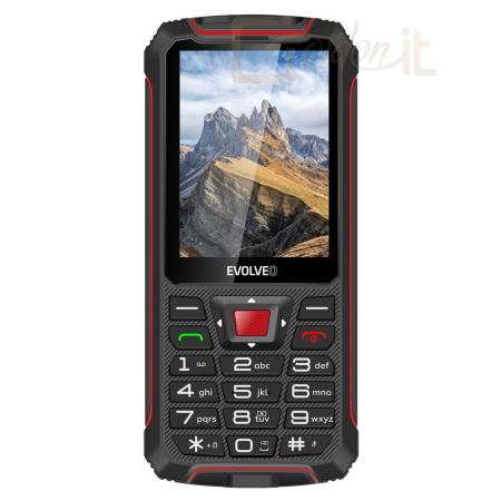 Mobil készülékek Evolveo Strongphone W4 DualSIM Black/Red - SGM SGP-W4-BR