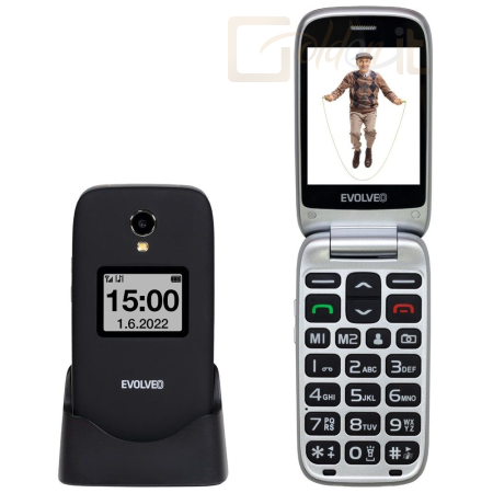 Mobil készülékek Evolveo EasyPhone EP-771 FS Black - SGM EP-771-FSB