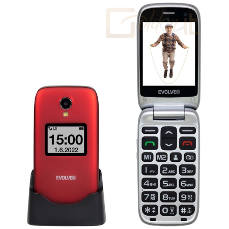 Mobil készülékek Evolveo EasyPhone EP-771 FS Red - SGM EP-771-FSR