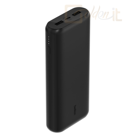 Powerbank vésztöltők Belkin BoostCharge 3-Port Compact 20000mAh PowerBank Black - BPB014BTBK