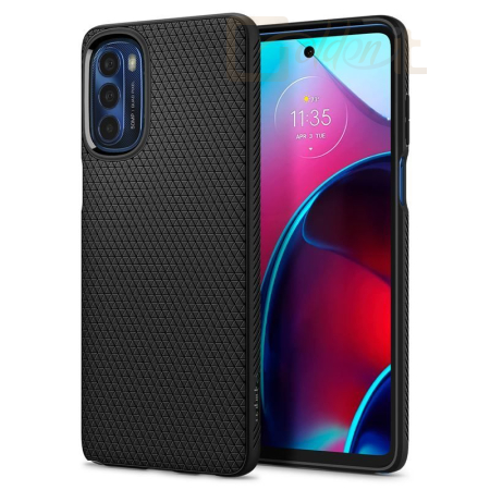 Okostelefon kiegészítő Spigen Liquid Air for Motorola Moto G Stylus 2022 Black - ACS04469