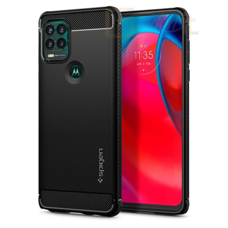 Okostelefon kiegészítő Spigen Rugged Armor for Motorola Moto G Stylus 5G Black - ACS04468