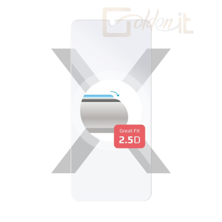 Okostelefon kiegészítő FIXED 2,5D Tempered Glass for Xiaomi Redmi 13C/13C 5G/POCO C65 - FIXG-1272