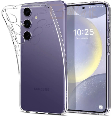Okostelefon kiegészítő Spigen Liquid Crystal for Samsung Galaxy S24+ Crystal Clear - ACS07323