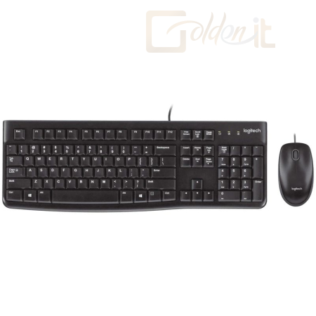 Billentyűzet Logitech MK120 USB billentyűzet + egér Black US - 920-002562