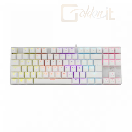 Billentyűzet White Shark GK-2106W Commandos Red Switch Mechanical Gaming Keyboard White US - GK-2106W/R-US