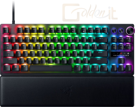 Billentyűzet Razer Huntsman V3 Pro Tenkeyless Keyboard Black US - RZ03-04980100-R3M1