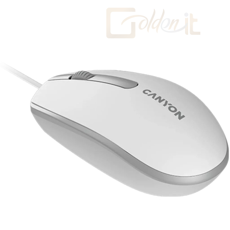 Egér Canyon CNE-CMS10WG wired mouse White/Grey - CNE-CMS10WG