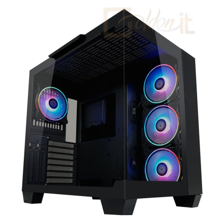 Ház LC Power 809B Dark Storm X Gaming Black - LC-809B-ON