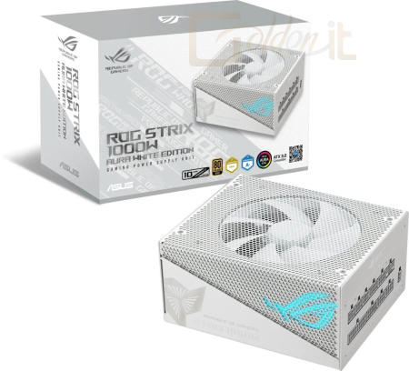Táp Asus 1000W 80+Gold ROG Strix Aura White Edition - 90YE00P5-B0NA00