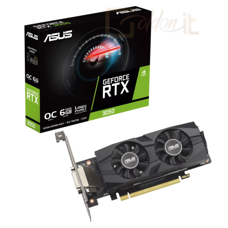 Videókártya Asus RTX3050-O6G-LP-BRK - RTX3050-O6G-LP-BRK