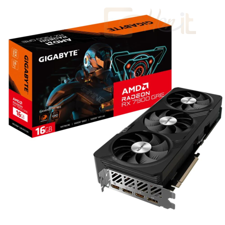 Videókártya Gigabyte RX7900GRE Gaming OC 16G - GV-R79GREGAMING OC-16GD