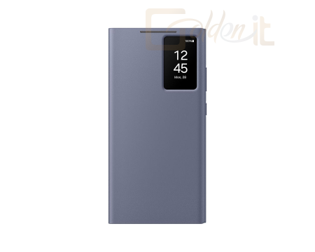 Okostelefon kiegészítő Samsung S24 Ultra Smart View Wallet Case Dark Puprle - EF-ZS928CVEGWW
