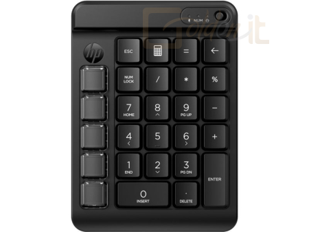 Billentyűzet HP 430 Programmable Wireless Keypad Black - 7N7C2AA#ABB