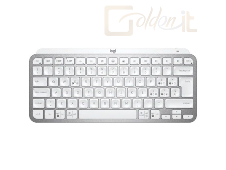 Billentyűzet Logitech MX Keys Mini wireless keyboard Pale Grey UK - 920-010496