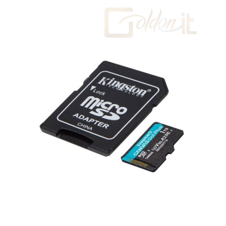 USB Ram Drive Kingston 1TB microSDXC Canvas Go! Plus Class 10 170R A2 U3 V30 Card + adapterrel - SDCG3/1TB