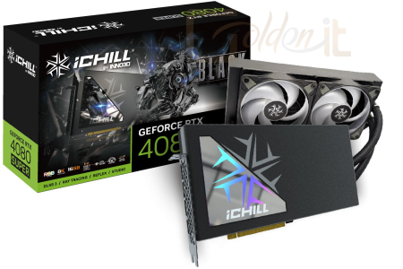 Videókártya Inno3D GeForce RTX4080 Super 16GB DDR6X iChill Black - C408SB-166XX-18700006