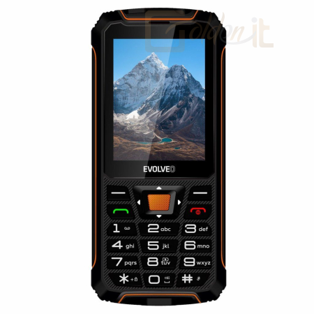Mobil készülékek Evolveo Strongphone Z6 DualSIM Black/Orange - SGM SGP-Z6-BO