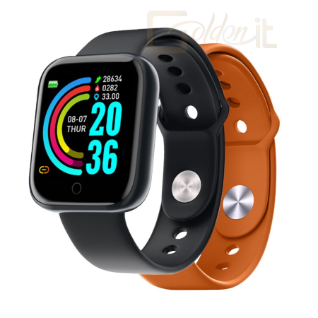 Okosóra CELLY Trainerbeat Smartwatch Black/Orange - CE-TRAINERBEATOR