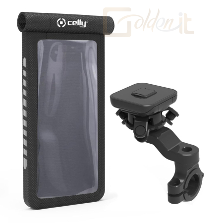 Okostelefon kiegészítő CELLY SNAPMAGFLEX Smartphone Holder for Bike with Case Black - CE-SNAPMAGFLEXBK