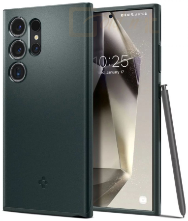 Okostelefon kiegészítő Spigen Thin Fit Samsung Galaxy S24 Ultra Abyss Green - ACS07282