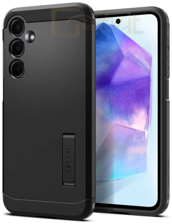 Okostelefon kiegészítő Spigen Tough Armor Samsung Galaxy A55 Black - ACS07530