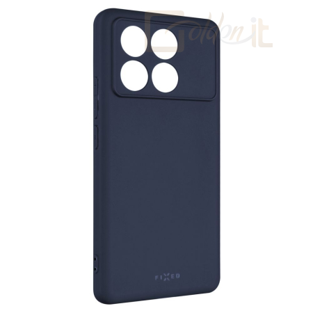 Okostelefon kiegészítő FIXED Story for POCO X6 Pro 5G Blue - FIXST-1292-BL