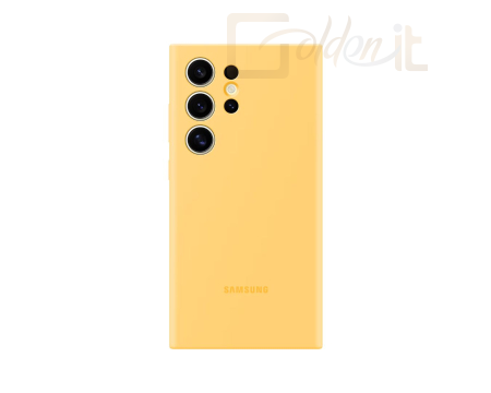 Okostelefon kiegészítő Samsung S24 Ultra Silicone Case Yellow - EF-PS928TYEGWW