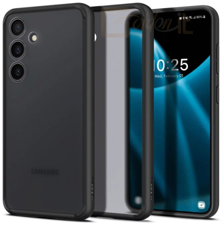 Okostelefon kiegészítő Spigen Ultra Hybrid Samsung Galaxy S24 Frost Black - ACS07353