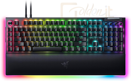 Billentyűzet Razer BlackWidow V4 Pro Yellow Switch Keyboard Black US - RZ03-04681800-R3M1