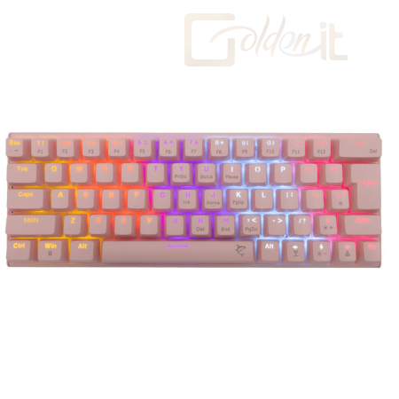 Billentyűzet White Shark Wakizashi Blue Switches Gaming Keyboard Pink US - GK-002421-P/BL-US