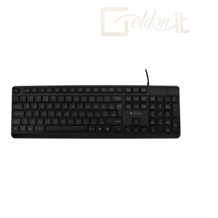 Billentyűzet V7 KU350 USB Pro Keyboard Black UK - KU350UK
