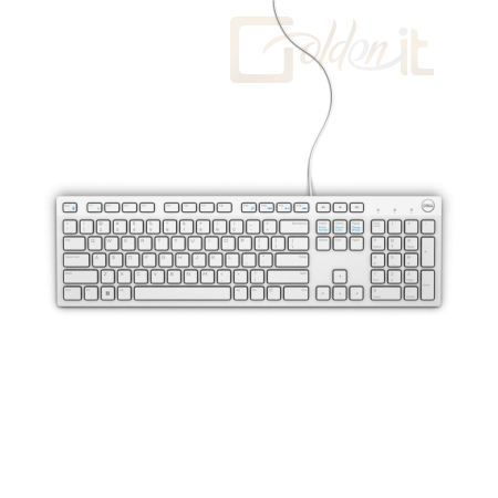 Billentyűzet Dell KB216 USB Keyboard White US - 580-ADGM