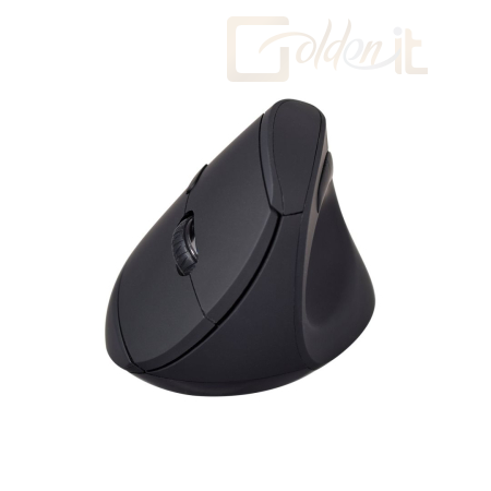 Egér V7 MW500BT Bluetooth Vertical Ergonomic Mouse Black - MW500BT