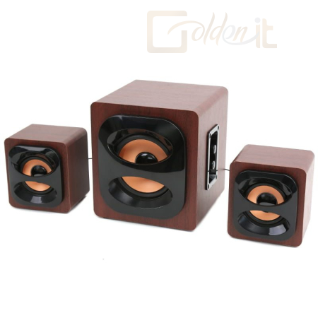 Hangfal Platinet Omega OG-21W Speaker 2.1 Wood - OG21W