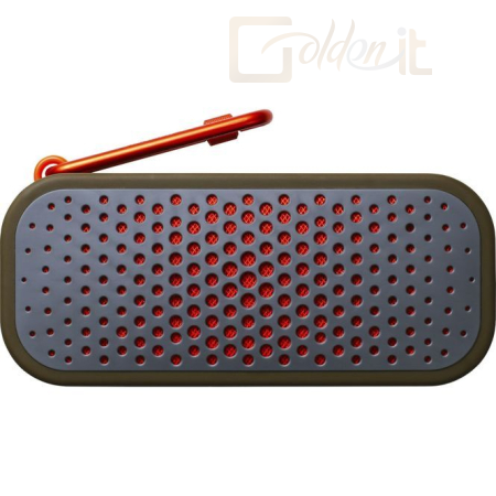 Hangfal Boompods Blockblaster Bluetooth Speaker Green/Orange - BBORA