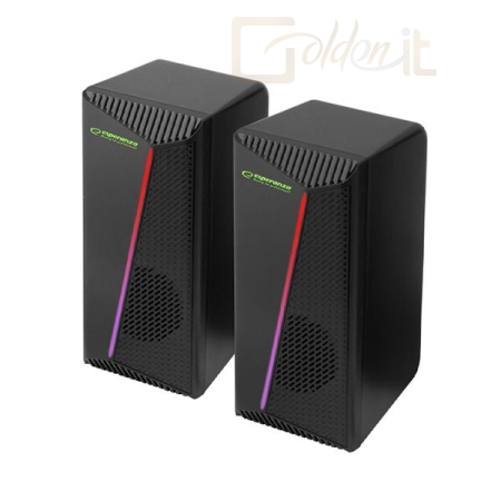 Hangfal Esperanza EGS106 Nortec USB Speaker 2.0 RGB Black - EGS106