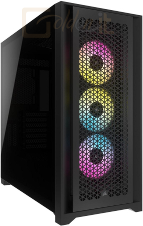 Ház Corsair 5000D RGB Airflow Tempered Glass Black - CC-9011242-WW