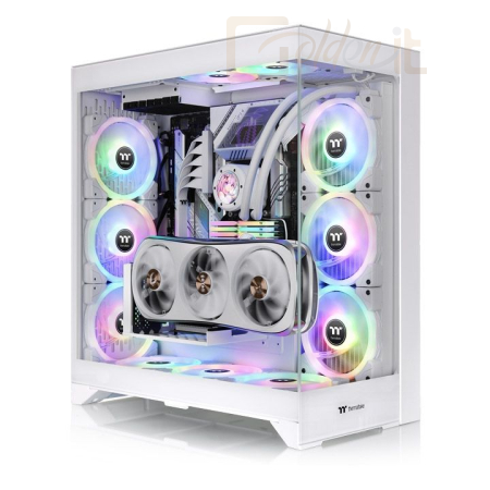 Ház Thermaltake CTE E600 MX Tempered Glass White - CA-1Y3-00M6WN-00