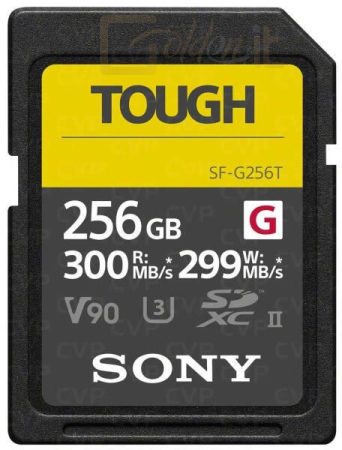 USB Ram Drive Sony 256GB SDXC Tough UHS-II CL10 U3 V90 - SFG256T.SYM