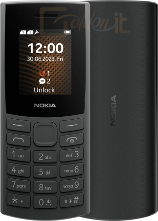 Mobil készülékek Nokia 105 4G (2023) DualSIM Charcoal - 1GF018UPA1L08