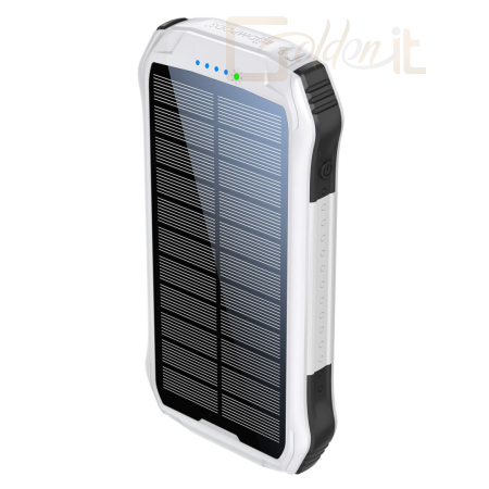 Powerbank vésztöltők Boompods Neutron Solar 10000mAh PowerBank White - PNSWHT