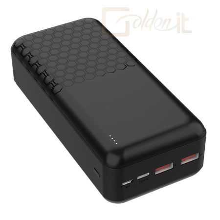 Powerbank vésztöltők Platinet PMPB30OP19B 30000mAh PoweBank Black - PMPB30OP19B