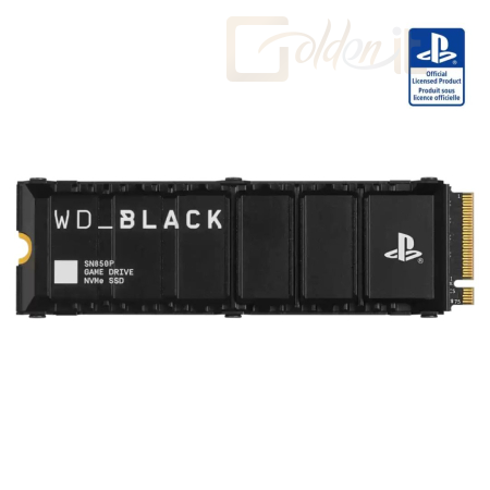 Winchester SSD Western Digital 1TB M.2 2280 NVMe SN850P for PS5 with Heatsink Black - WDBBYV0010BNC-WRSN