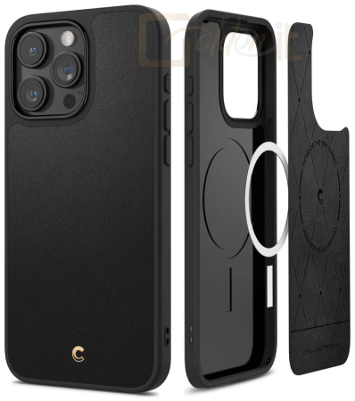 Okostelefon kiegészítő Spigen Cyrill Kajuk MagSafe for iPhone 15 Pro Max Black - ACS06632