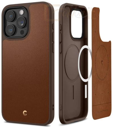 Okostelefon kiegészítő Spigen Cyrill Kajuk MagSafe iPhone 15 Pro Max Saddle Brown - ACS06634