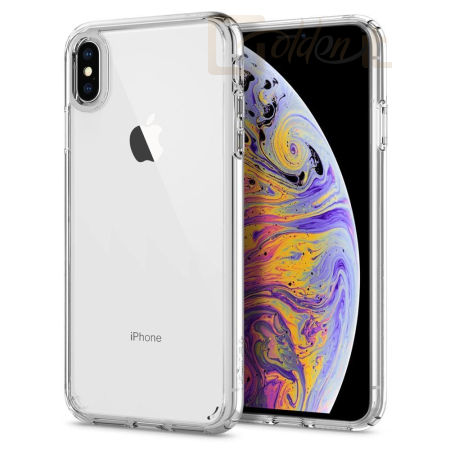 Okostelefon kiegészítő Spigen Ultra Hybrid iPhone XS Max Crystal Clear - 065CS25127