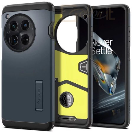 Okostelefon kiegészítő Spigen Tough Armor OnePlus 12 Metal Slate - ACS07377