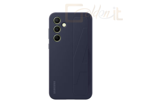 Okostelefon kiegészítő Samsung A55 Standing Grip Case Blue Black - EF-GA556TBEGWW